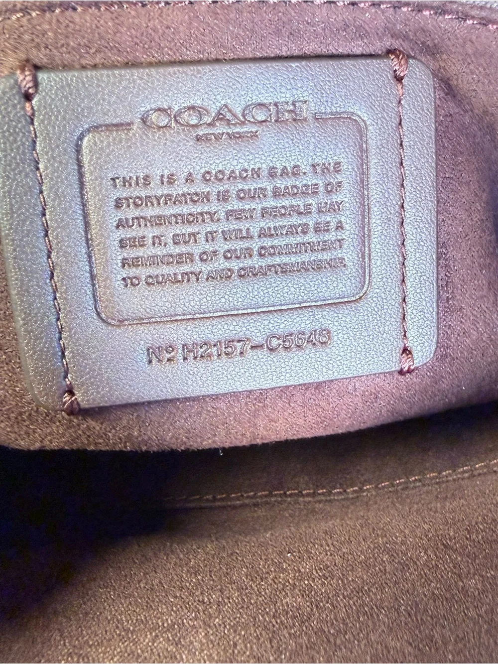 Coach Kleo Backpack Pebbled RED Leather gold toned hardware NWOT MEDIUM SIZE - Picture 13 of 14